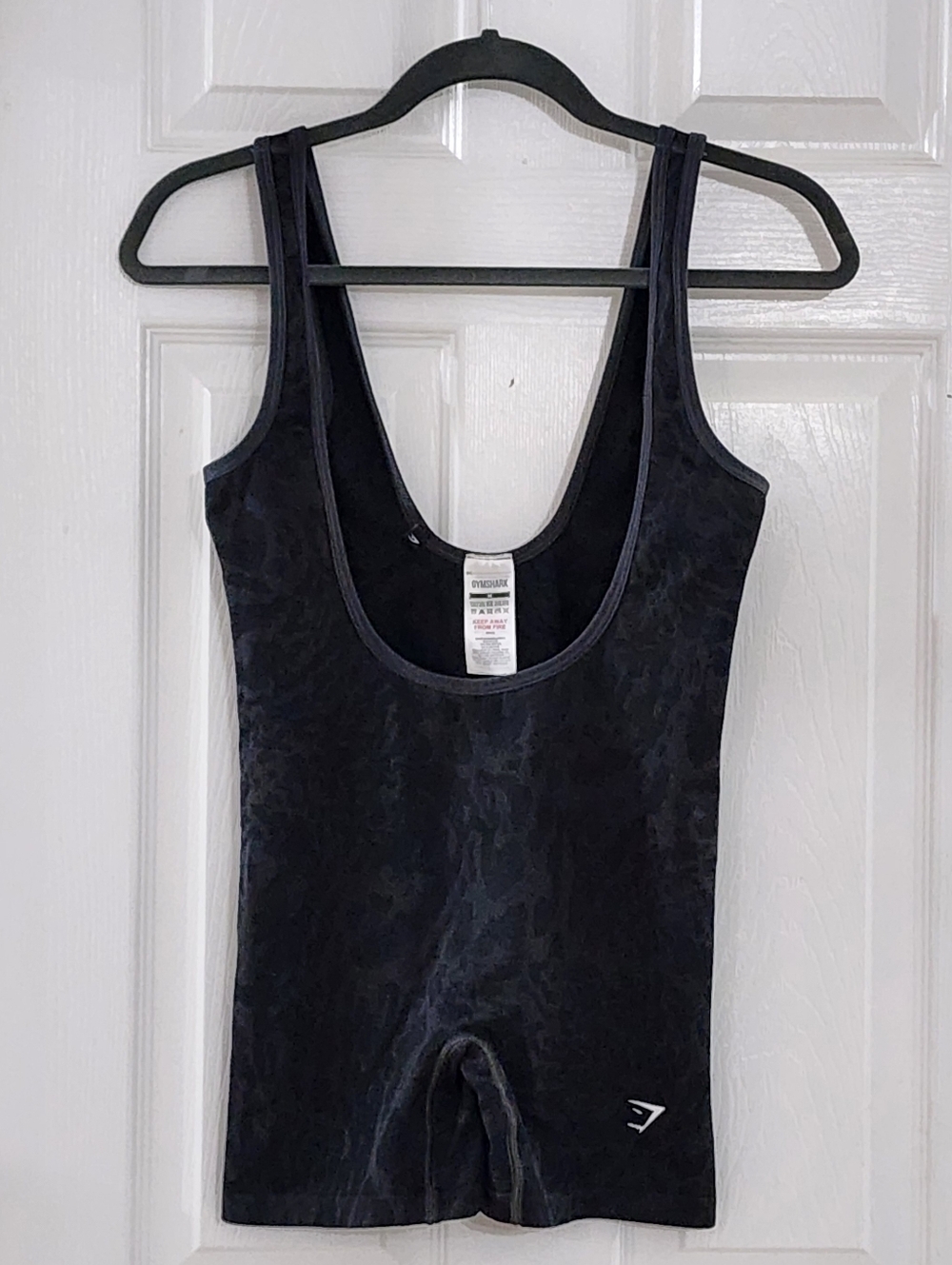 Gymshark Adapt Camo Seamless Unitard Bodysuit - Black/Grey - Medium